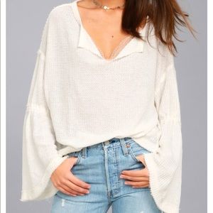 We The Free by Free People Dahlia Bell Sleeve